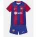 Cheap Barcelona Home Football Kit Children 2023-24 Short Sleeve (+ pants)